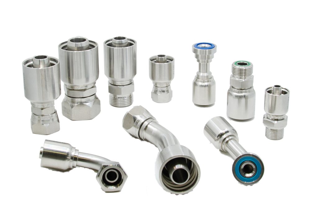 Parker stainless steel hydraulic fitting