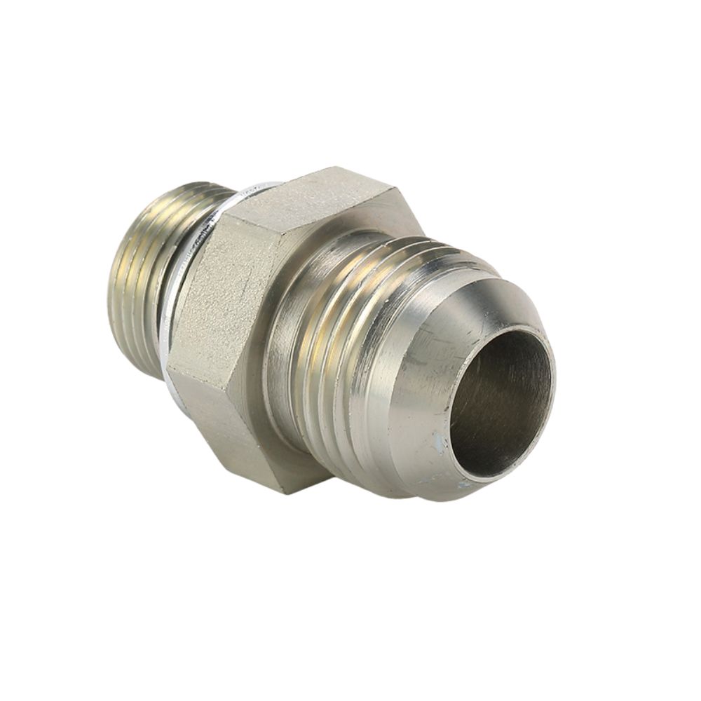 Gates Metric Hydraulic Fitting – 1/4" Male JIC X 14mm (7005-04-14 / 7400-04-14 / M-MJ-2404)