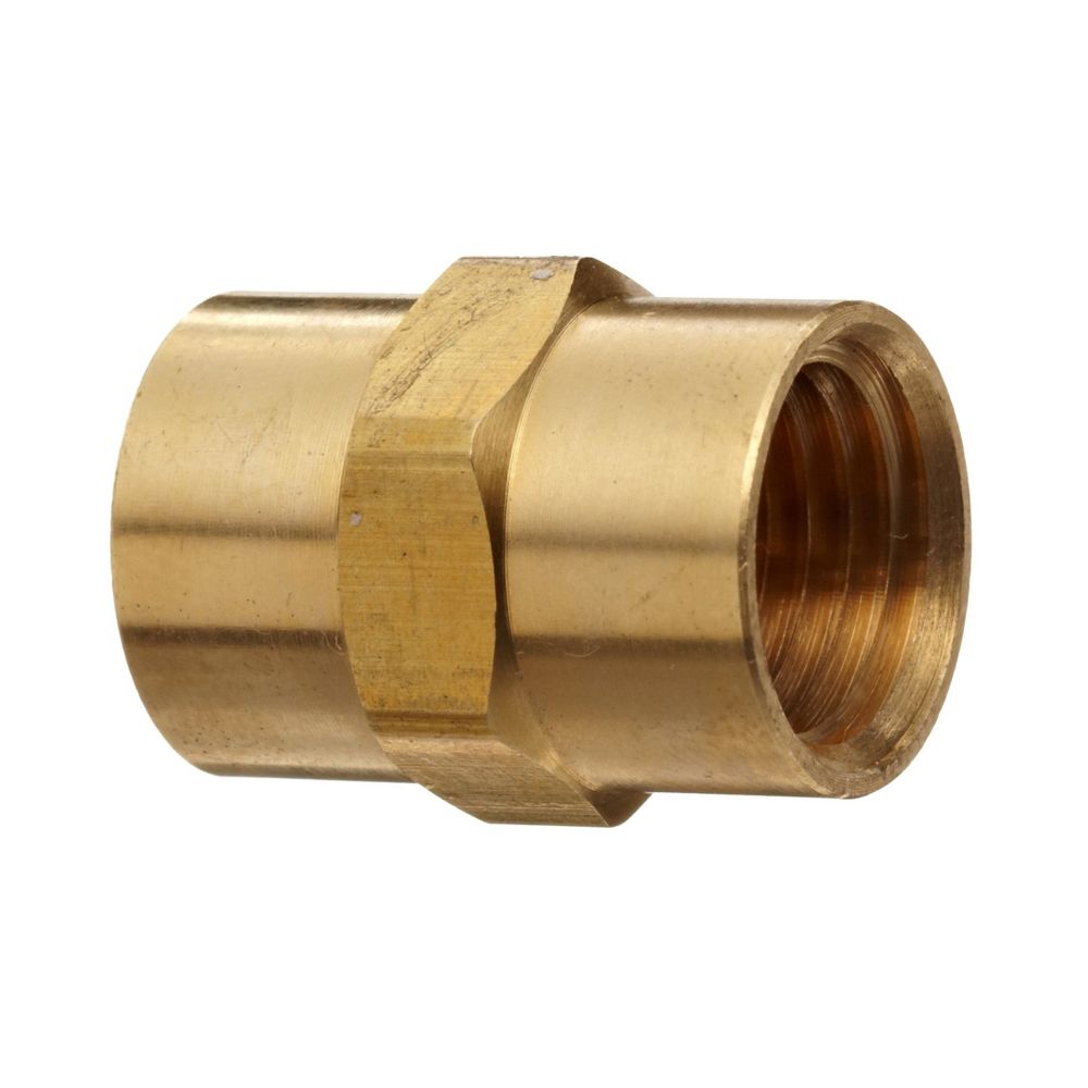 thumbnail image 2 of Switch Suspension 1/2" NPT Brass Pipe Fitting Female Cross 4-Way Equal Forged Connector - Made In USA 2 of 4