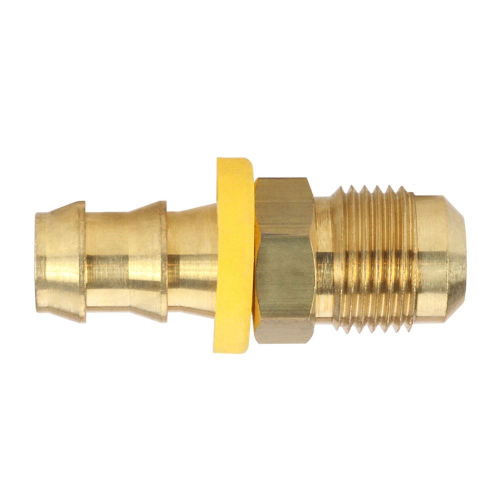 Brass Fitting Dual 45°/37° Female Swivel Push-On Adapter