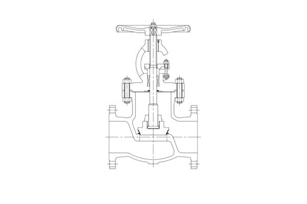 Globe Ball Valve drawing