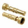 brass garden hose nozzle