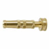 crossed garden hose brass nozzle