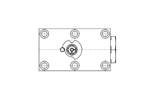 maniford Ball Valve drawing