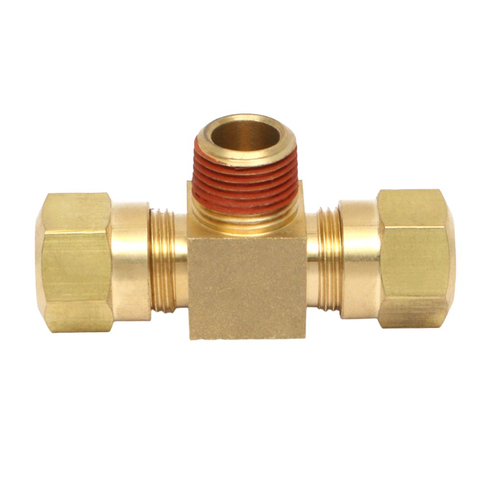 Brass Airline Compression Fittings - Male Branch Tee