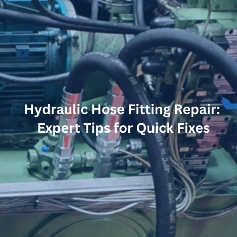 Hydraulic Hose Fitting Repair: Expert Tips for Quick Fixes