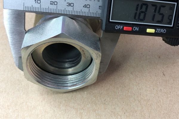 Measure ORFS Fittings hex