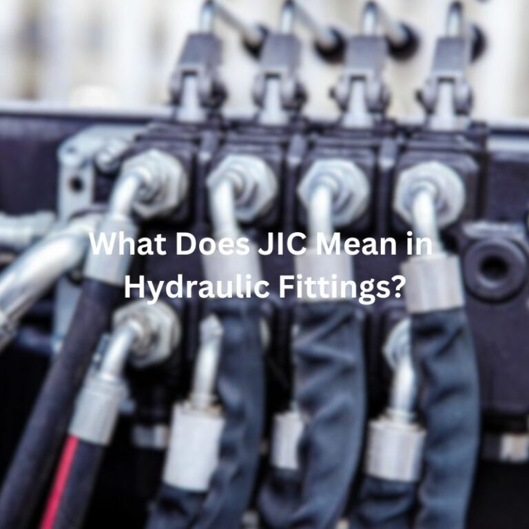 What Does JIC Mean in Hydraulic Fittings?