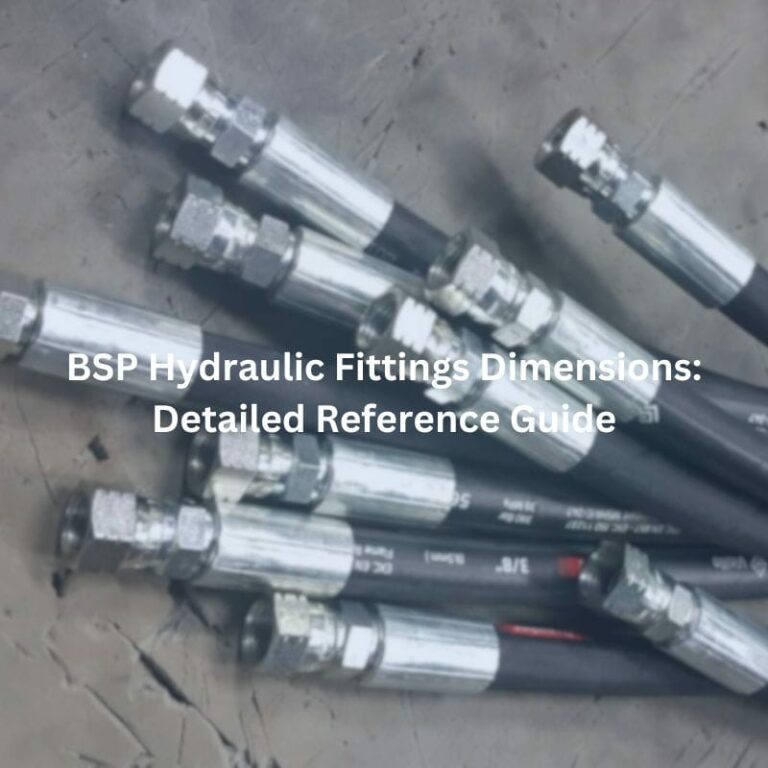 BSP Hydraulic Fittings Dimensions: Detailed Reference Guide