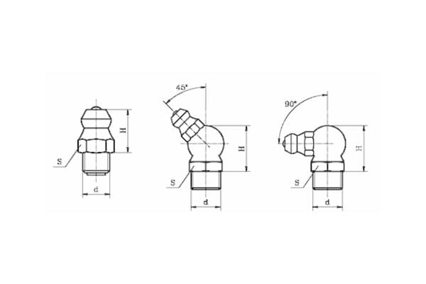 Grease Fitting Sizes