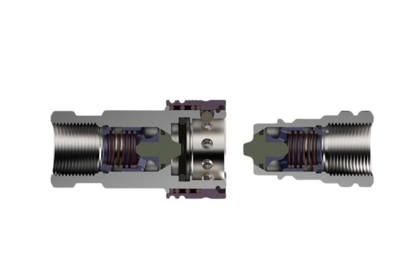 quick Coupling machine drawing