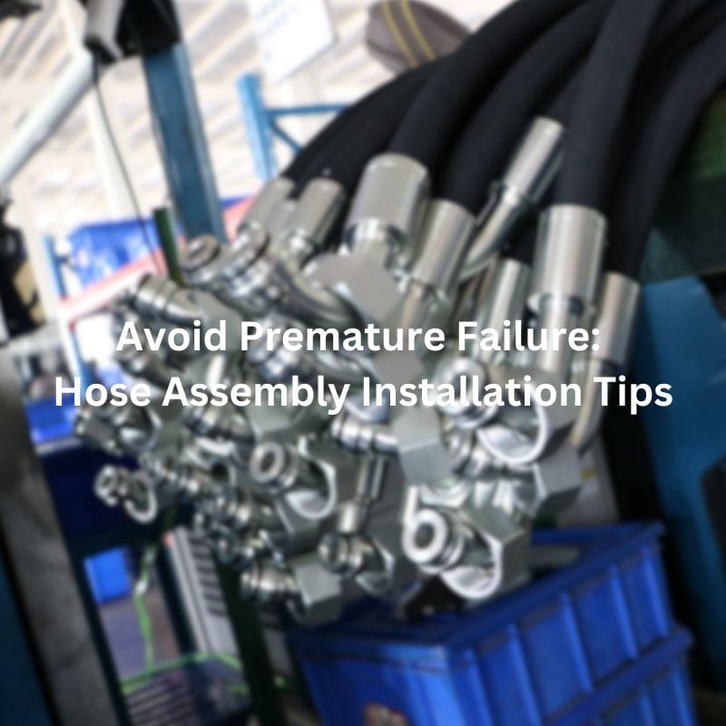 Avoid Premature Failure Hose Assembly Installation Tips