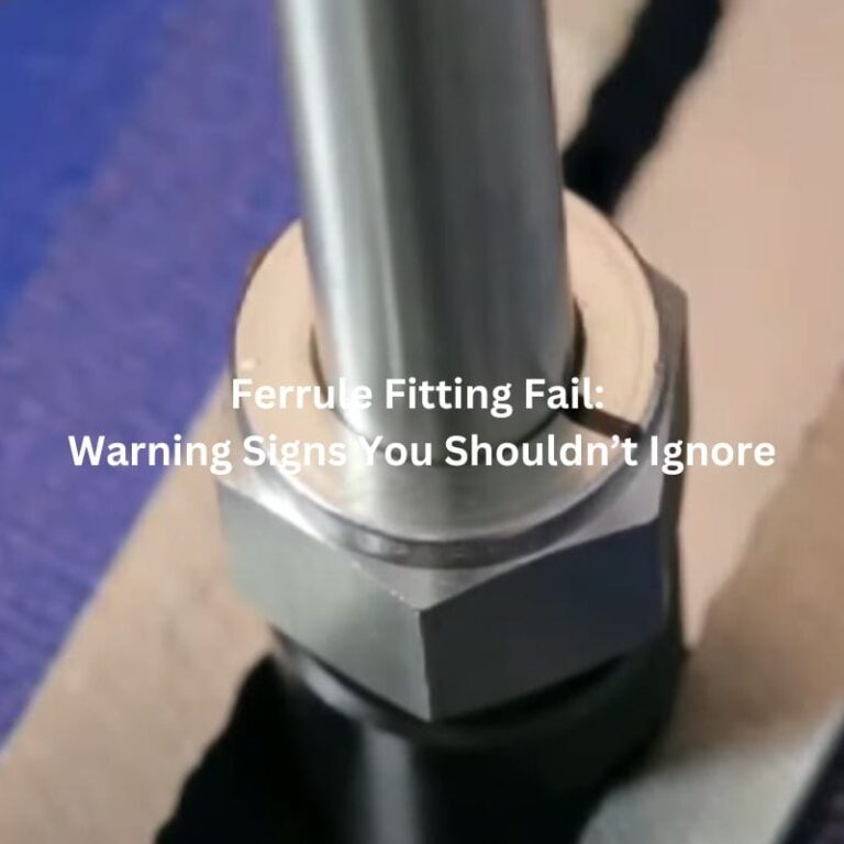 Ferrule Fitting Fail: Warning Signs You Shouldn’t Ignore