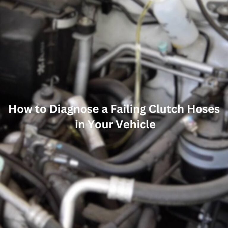 How to Diagnose a Failing Clutch Hoses in Your Vehicle