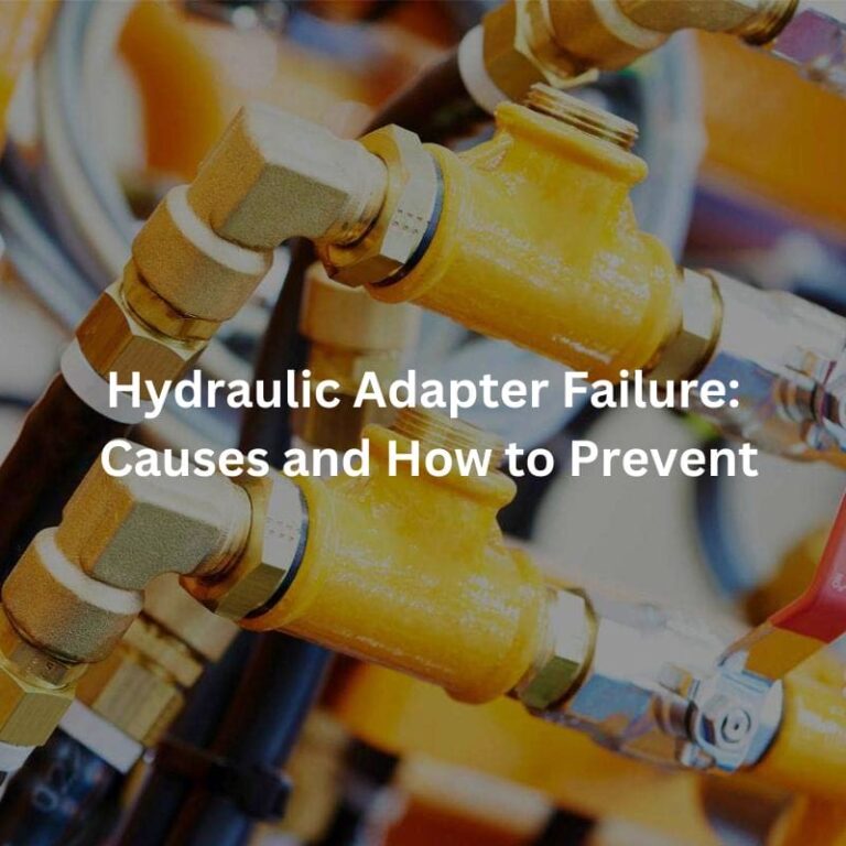 Hydraulic Adapter Failure: Causes and How to Prevent