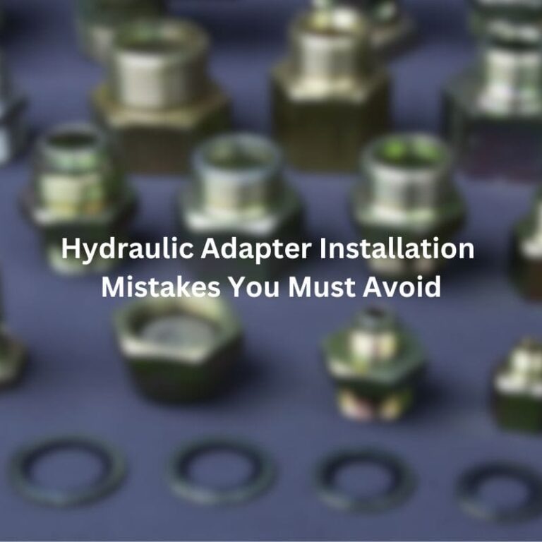 Hydraulic Adapter Installation Mistakes You Must Avoid