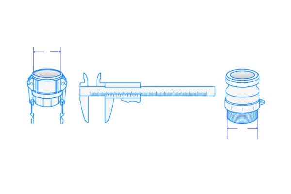 Measure Camlock Fittings Tools