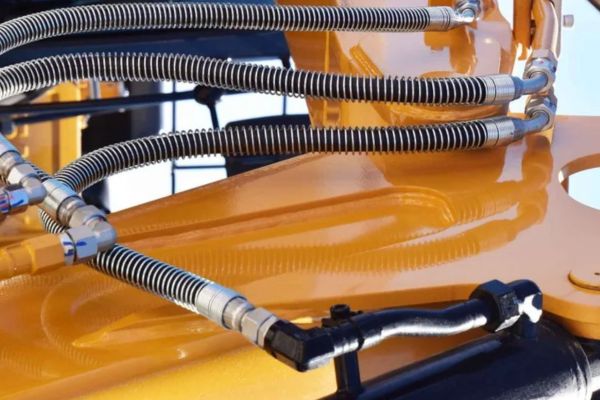 hydraulic hose protection spring