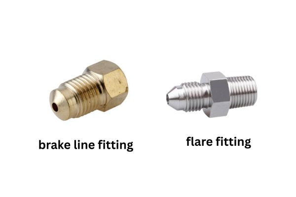 brake line vs flare fitting