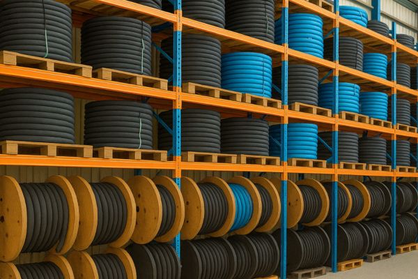 Hydraulic hose store