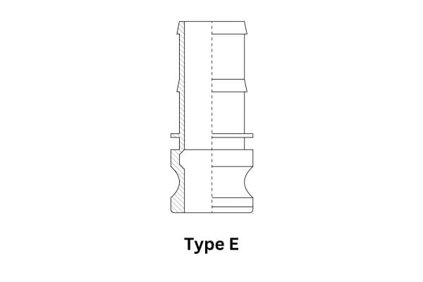 Type E camlock fitting