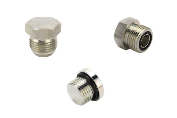 Hydraulic cap and plug Sealing