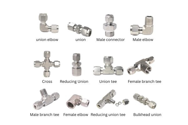 instrumentation fitting Types