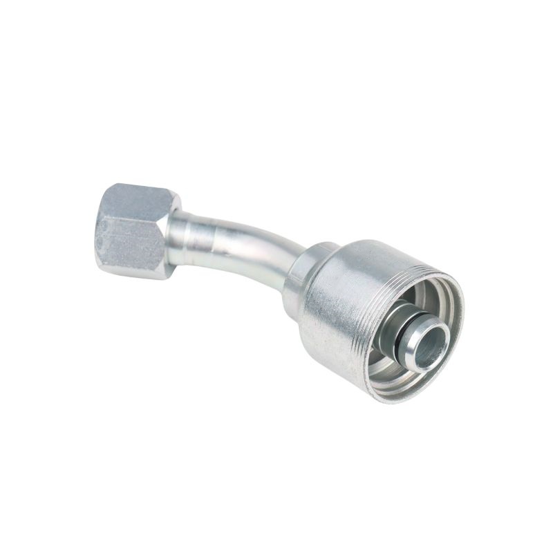 4 wire 45° female JIC crimp fitting