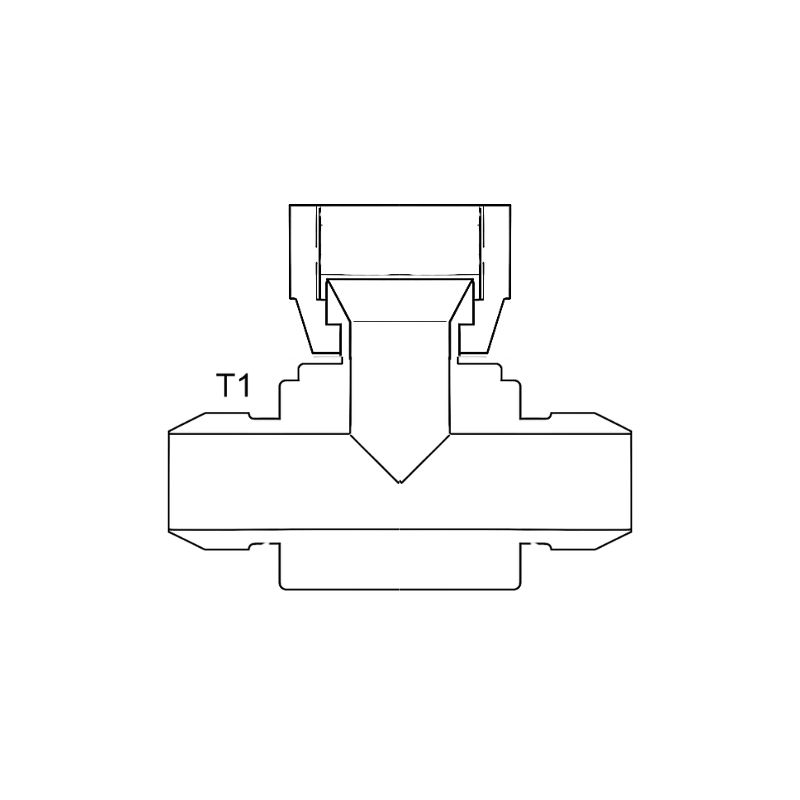 Komatsu Female Swivel Branch Tee