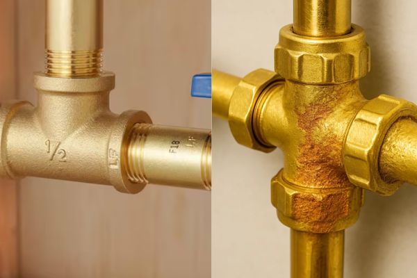 standard vs rust brass fitting