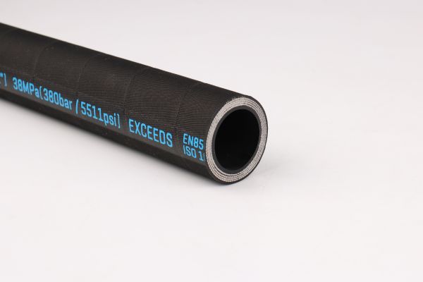 wire spire Hydraulic hose layline