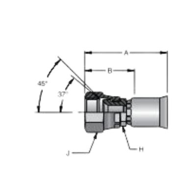 10691N one piece fittings drawing Topa