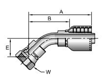 13771 hydraulic crimp fittings Drawing Topa