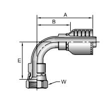 13971 crimp hydraulic fittings Drawing Topa