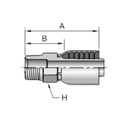 10177 hydraulic crimp fittings manufacturers Drawing Topa