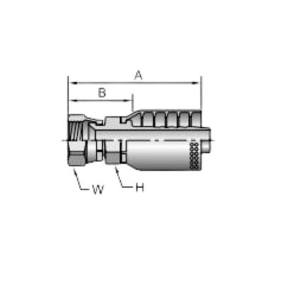 10673 crimp hydraulic fittings drawing Topa