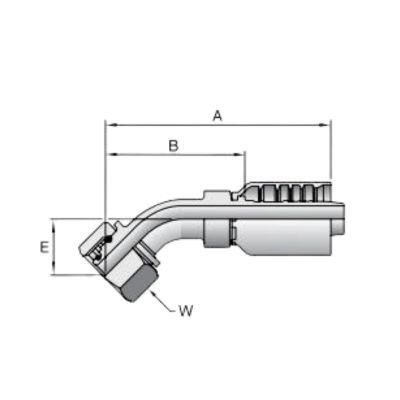 10C77 one piece fittings Drawing Topa