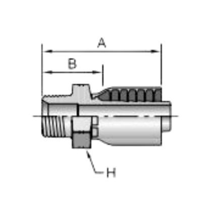 1UT43 one piece fittings Drawing Topa