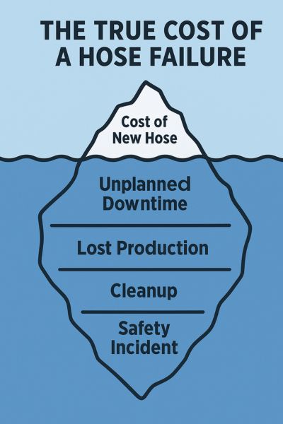 Hydraulic hose fail cost