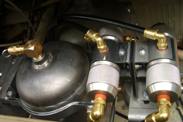 brass air brake fitting system