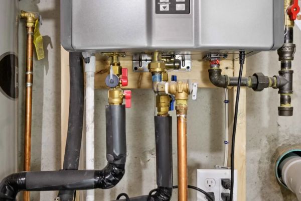 brass fitting gas line system