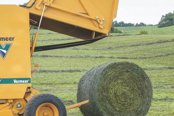 wrap grass baler