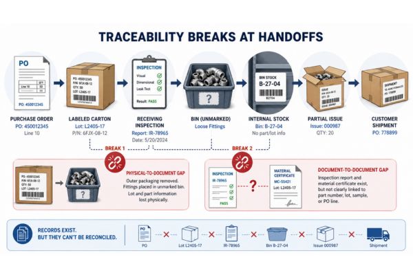 Hydraulic Fitting Traceability