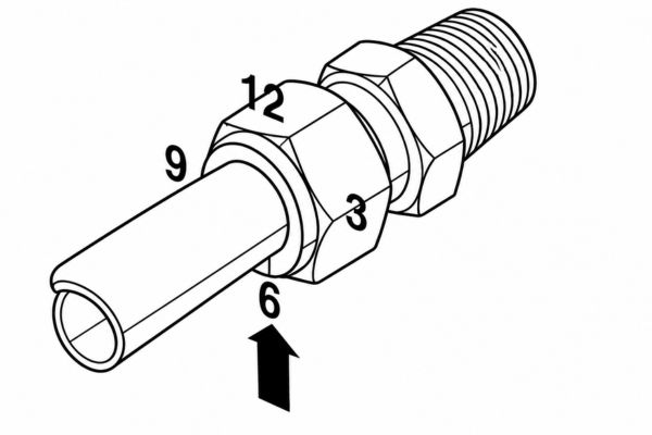 tight ferrule fitting nut