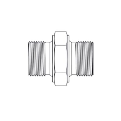 3420 BSPP Hydraulic Fittings drawing