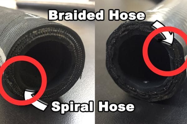 braided vs spiral hose