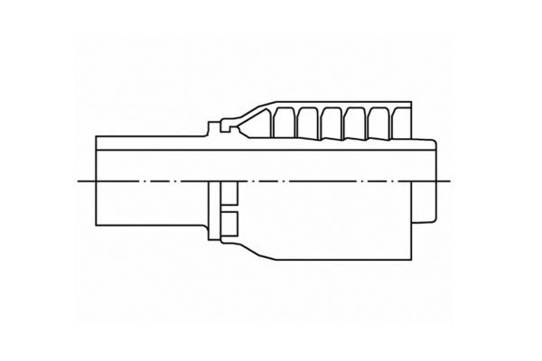 metric standpipe crimp fitting